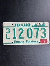 1987 idaho license for sale  Merrick