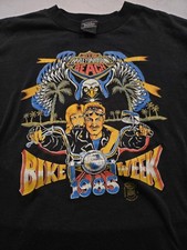 Camiseta Harley Vintage 1985 Daytona Beach Bike Week Ponto Único comprar usado  Enviando para Brazil