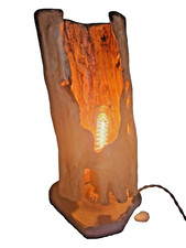 Lampada tavolo tronco usato  Cortona