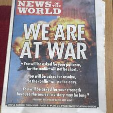 News 11. war. for sale  SUDBURY