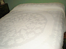 Vtg white chenille for sale  Meriden