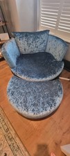 Dfs teal velvet for sale  SHEPPERTON