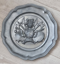 Zinnteller wappen ritter gebraucht kaufen  Porta Westfalica