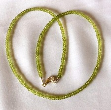 Facettierte peridot kette gebraucht kaufen  Heiligenhaus
