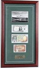 Framed banknotes italian for sale  Shelburne