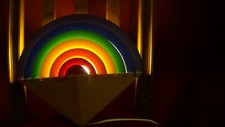 Regenbogen design holzlampe gebraucht kaufen  Sulzbach/Saar