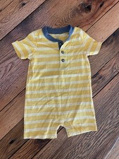 roupa listrada amarela baby boys carters 12 mo macacão peça única comprar usado  Enviando para Brazil
