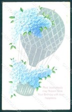 Cartolina auguri compleanno usato  Gambolo