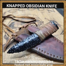 Hand knapped black for sale  Dewitt