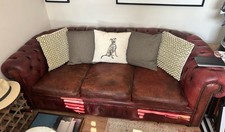 Chesterfield seater sofa for sale  KETTERING