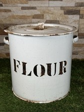 Vintage enamel white for sale  WESTON-SUPER-MARE