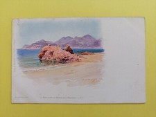 Cpa bleu aquarelle d'occasion  Saint-Père-en-Retz