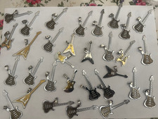 Lote por atacado de pingentes de guitarra clássica rock baixo música aço inoxidável comprar usado  Enviando para Brazil