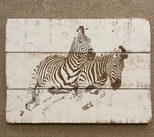 Zebra driftwood artwork for sale  SURBITON