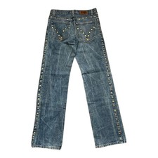 Calça jeans estilo ocidental vintage Dolce Gabbana D&G rebites desgastados tamanho 32 comprar usado Calça jeans estilo ocidental vintage Dolce Gabbana D&G rebites desgastados tamanho 32 comprar usado  Enviando para Brazil
