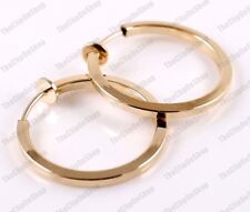 Usado, 2.5cm Clip em pequenas 1" Aros De Moda De Ouro Brincos De Argola De Clipes sem orelhas perfuradas comprar usado  Enviando para Brazil