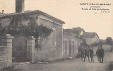 Cpa fontaine champagne d'occasion  Claira