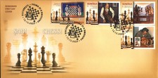 Xadrez 2023, “Livro dos Jogos”, Sadoveanu, Tepeneag/“Defesa Alekhine”, Romênia, 8281FDC comprar usado  Enviando para Brazil
