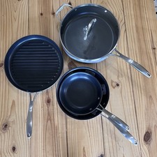 Conjunto de 5 frigideiras Tramontina anodizadas rígidas  comprar usado  Enviando para Brazil