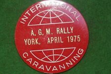 Caravan club badge for sale  UK