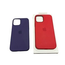 Usado, Pacote de capas de silicone Apple iPhone 12/12 Pro vermelho e roxo Magsafe leve comprar usado  Enviando para Brazil