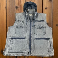 Colete Banana Republic masculino médio vintage safári utilitário com capuz foto de carga 42 comprar usado  Enviando para Brazil