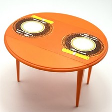 Usado, Mattel Barbie Country Living mesa de cozinha folha dobrável laranja plástico vintage 1970 comprar usado  Enviando para Brazil