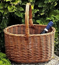 Handwoven wicker basket for sale  CHELTENHAM