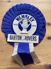 Roseta de futebol 1978 Barton Rovers Wembley , usado comprar usado  Enviando para Brazil