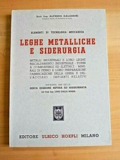Leghe metalliche siderurgia usato  Tradate