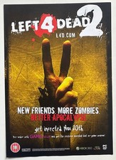 LEFT 4 DEAD 2 - 2010 página inteira anúncio de revista do Reino Unido XBOX 360 comprar usado  Enviando para Brazil