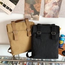 Mochila de lona simple y elegante para hombres y mujeres Mochila informal Bolso de estudiante segunda mano  Embacar hacia Mexico