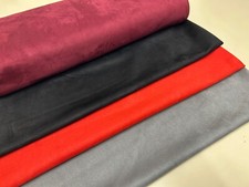 Stretch suede fabric for sale  LEICESTER