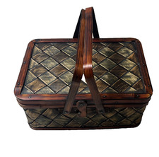 Vintage wicker wood for sale  Lanham