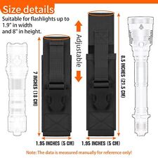 Tactical molle flashlight for sale  Hebron