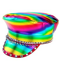Rockermütze regenbogen bunt gebraucht kaufen  Wiesbaden