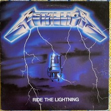 Metallica “Ride The Lightning “ Original Elektra  Records, 60396-1, Vinyl, usado comprar usado  Enviando para Brazil