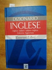 Dizionario rusconi inglese usato  Italia