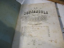 Sonnambula bellini riduzione usato  Ragusa
