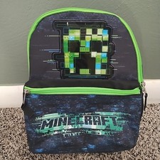 Usado, Mochila Minecraft infantil 11" pequena verde, azul, preta porta-garrafas bolso comprar usado  Enviando para Brazil