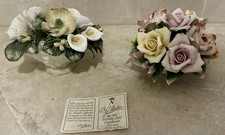 Capodimonte composizione rose usato  Minervino Murge