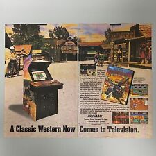 SUNSET RIDERS VIDEOGAME SEGA GENESIS KONAMI 1993 VINTAGE ANÚNCIO RETRÔ comprar usado  Enviando para Brazil