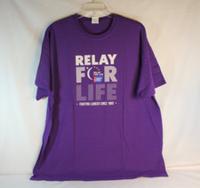 RELAY FOR LIFE~2019 T-Shirts “SURVIVOR” Roxas “EVENT LEADER” Azul ~NOVO comprar usado  Enviando para Brazil