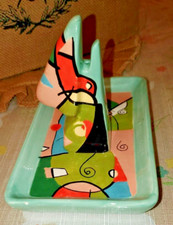 Bandeja de cerâmica Muzeum copos, chaves de moedas bugigangas decoração cubista Picasso comprar usado  Enviando para Brazil