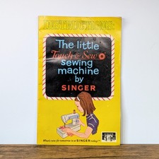 Vintage - 1966 SINGER The Little Touch & Sew Máquina de Costura, Manual de Instruções, usado comprar usado  Enviando para Brazil
