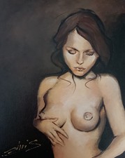 Tableau peinture toile d'occasion  Dechy