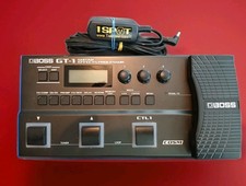 Pedal de efeitos múltiplos de guitarra Boss GT-1 - com fonte de alimentação de trutão de 1 ponto, usado comprar usado  Enviando para Brazil