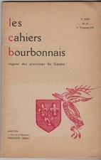 Cahiers bourbonnais 1961 d'occasion  France