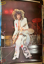 JIMMY PAGE LED ZEPPELIN VINTAGE 1977 PÔSTER ROCK & ROLL POR UMA PARADA -BOM! comprar usado  Enviando para Brazil