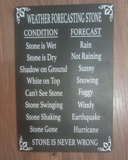 Weather forecasting stone for sale Weather forecasting stone for sale  GLASGOW